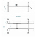 Cheap 4000kgs 4 Post Car Lift from Alignment